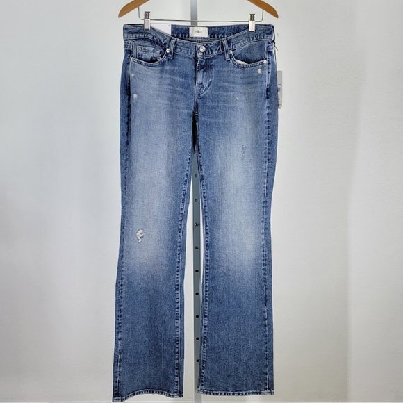 7 FOR ALL MANKIND original bootcut in maribel jeans Sz 29 NEW - Picture 2 of 8